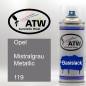 Preview: Opel, Mistralgrau Metallic, 119: 400ml Sprühdose, von ATW Autoteile West.